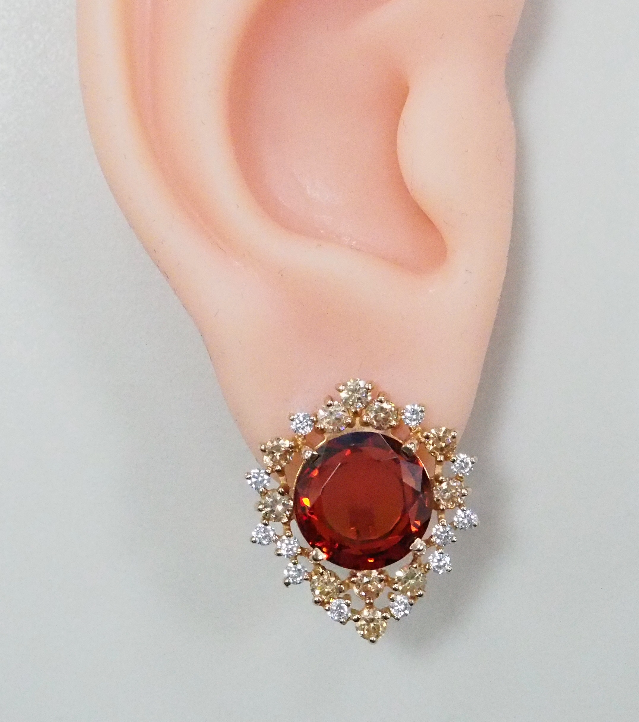 Серебряные серьги с кварцем